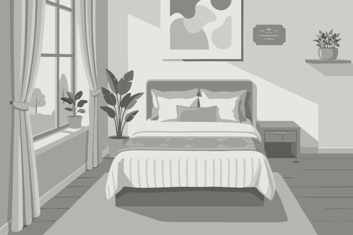 Deluxe Double Room with Two Double Beds - Disability Access/Non-Smoking